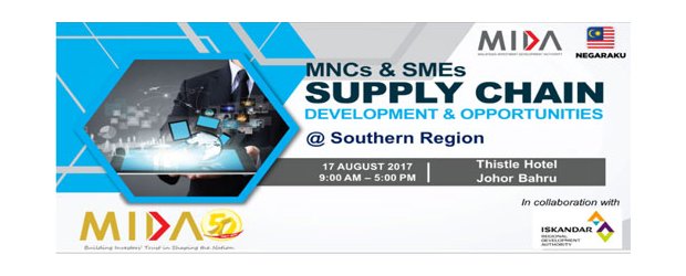 SUPPLY CHAIN CONFERENCE FOR SOUTHERN REGION (AUG 17, THUR)<br>南部区“供应链的发展与商机” 研讨会 8月17日 (星期四)